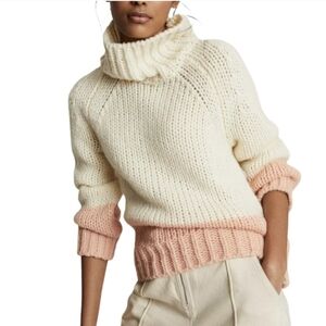 Reiss Hettie Roll Neck Knit Sweater